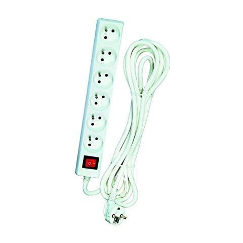 Dio013076 - Blocco 6 Prese 2p + T + Interruttore, Cavo 4 M - Foto 2