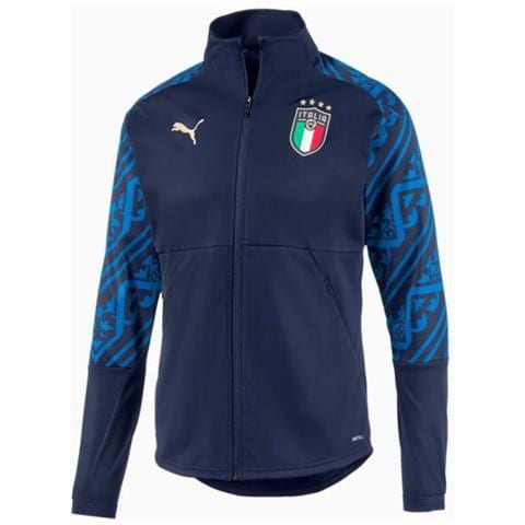giacca puma azzurra