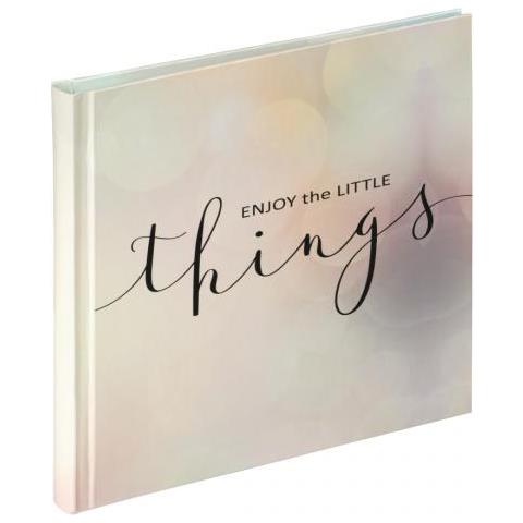 Letterings Enjoy 18x18 30 weiße Seiten Buchalbum 3893 - Foto 1