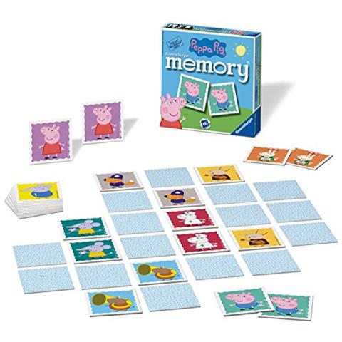 Mini Memory 48 Carte Illustrate Peppa Pig Bmabini Gioco - Foto 2