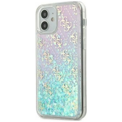 Custodia Compatibile Per Apple Iphone 12 Mini Con Liquido E Glitter Per Creare Vari Effetti - Foto 1