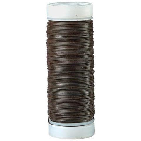 035 Millimetri 50 G Brown Fioristi Wire - Foto 1