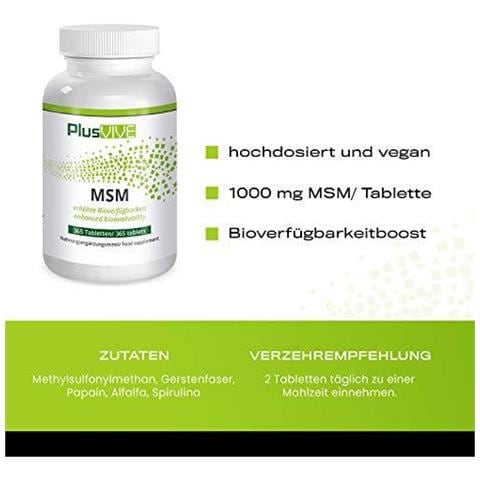 Msm 365 Capsule Con Biodisponibilit Matrix (1000 Mg)  - Foto 2