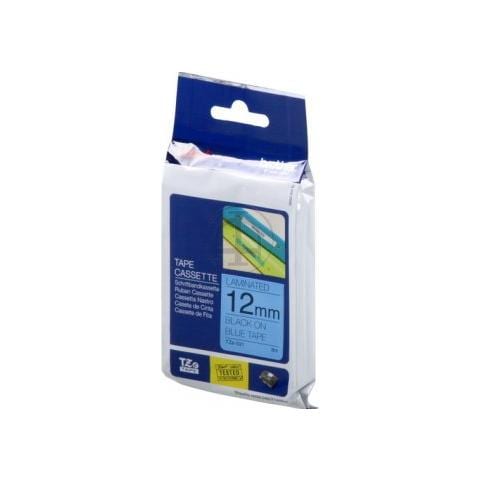 Nastro etichetta TZE531 - 12 mm Larghezza x 8 m Lunghezza - 1 Rullo - Rettangolo - Blu - Foto 2