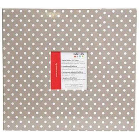 Album Foto 30 X 30 Cm - Grigio Con Puntini Bianchi - Foto 1