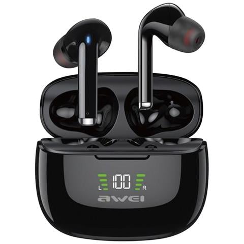 Cuffiette In-ear Wireless Custodia Con Indicatore Led Certificate Ipx6 Nere - Foto 10