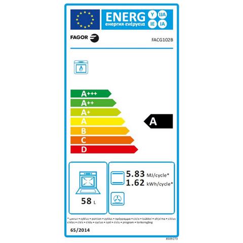 FAGOR Cucina A Gas 58l 4 Luci Bianca - Facg102b OV7384