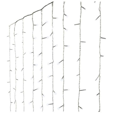 Tenda A Led Per Esterni - Stile Elegante - Luce Fredda - 240 Led - 2,25 X 1,50 M - 71603 - Foto 1