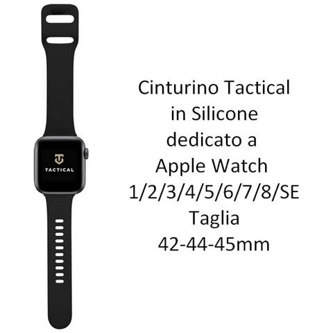 Cinturino 794 Originale Silicone Per Apple Watch 1-2-3-4-5-6-7-8-se 42 44 45mm Black - Foto 2