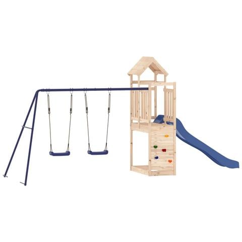 Set da Gioco da Esterno in Legno Massello di Pino - Foto 1