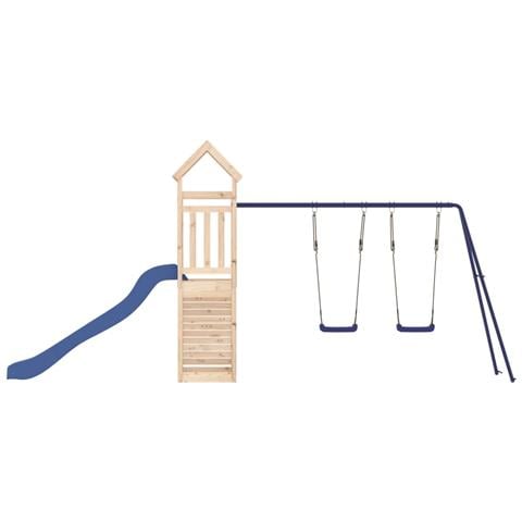 Set da Gioco da Esterno in Legno Massello di Pino - Foto 10