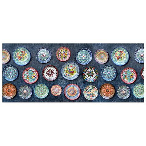 Tappeto Passatoia Cucina Antiscivolo Sottolavello Digitale Disegno Plateaux 50x500 Plateaux - Foto 1