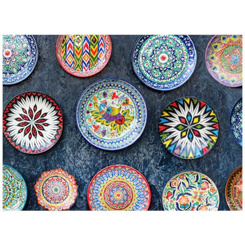 Tappeto Passatoia Cucina Antiscivolo Sottolavello Digitale Disegno Plateaux 50x500 Plateaux - Foto 2