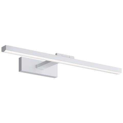 Applique Da Parete Moderno Bris Metallo Bianco Acrilico 1 Luce 12w - Foto 1