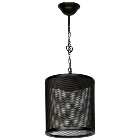 Lampada A Sospensione Nadra Mdl3857 In Metallo Reticolato Nero - Foto 1