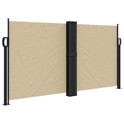 Tenda da Sole Laterale Retrattile Beige 120x1000 cm - Foto 1