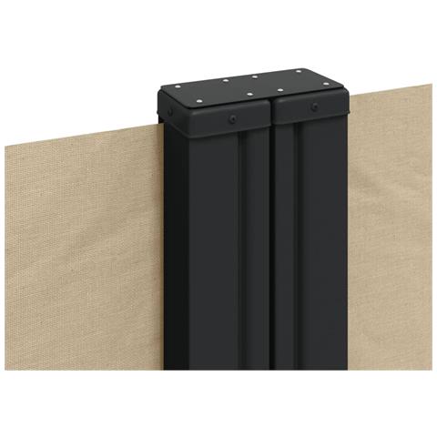 Tenda da Sole Laterale Retrattile Beige 120x1000 cm - Foto 10