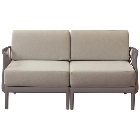 Ash - Divano 2 Posti Da Giardino In Polipropilene - Foto 1