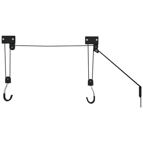 Sollevatore Per Bici Con Supporto A Soffitto 57 Kg - Foto 2
