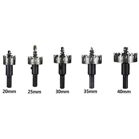 Kit Fresa A Tazza Per Forare Legno Metallo Cartongesso Set 5 Frese Seghe - Foto 1