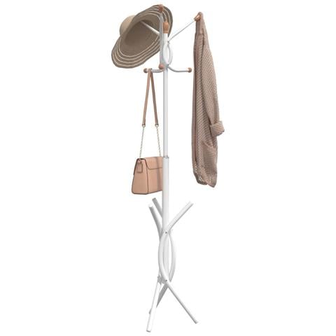 Appendiabiti Bianco 176 Cm In Ferro Verniciato A Polvere - Foto 1