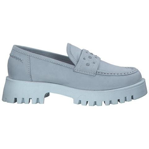 Blue Casual Closed Loafers Mocassino Pelle Scarpe Donna Blu Eu 41, 2-24723-20 843 - Foto 1