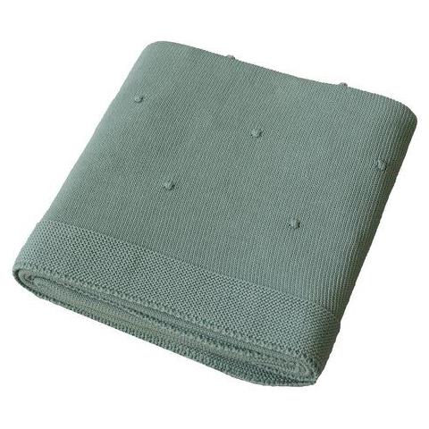 Coperta Lettino 020 2200 05 Morbido Pois Maglia Bianco - Foto 1