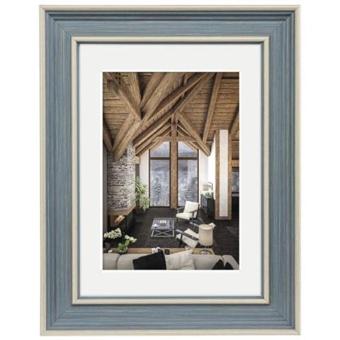 Rustic Blu Cornice Per Foto Singola - Foto 1