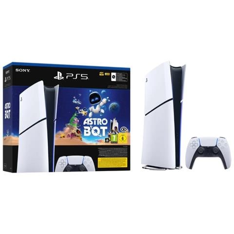 Console PlayStation 5 Slim Digital Edition da 1 TB + Gioco Astro Bot - Foto 1