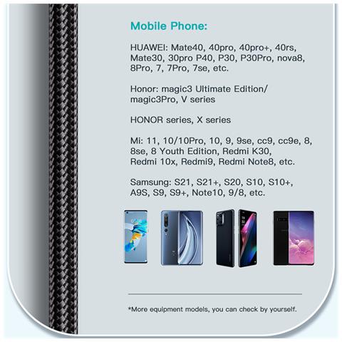 Cavo Dati Blu Con Display Digitale 100w 1 Metro, Compatibile Con Huawei Notebook E Altri Dispositivi Type-c, Ricarica Rapida Pd 5a Blue 1m - Foto 4