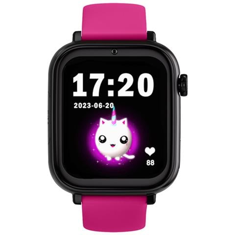 GPSSWPNEGRSILFUCSIA smartwatch e orologio sportivo 4,7 cm (1.85") 40 mm Digitale Touch screen 4G Nero Wi-Fi GPS (satellitare) - Foto 2