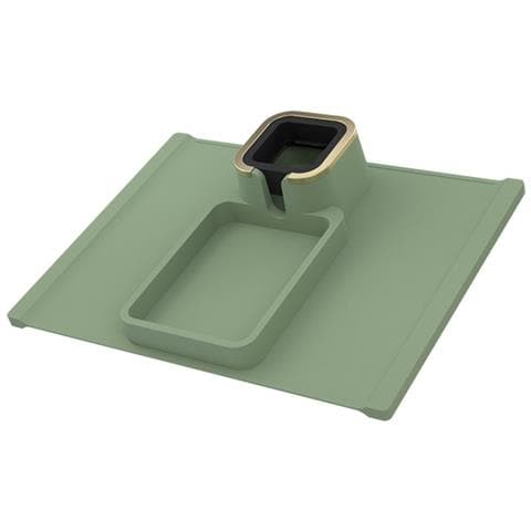 Sottobicchiere Per Divano In Silicone: Vassoio Per Bevande E Snack Green - Foto 1