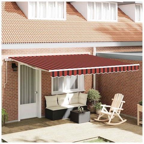 Tenda Retrattile 400 × 350 cm arancione e marrone - Foto 2