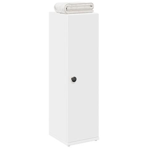 Mobile da Bagno con Portarotolo Bianco 20,5x22x72 cm - Foto 2