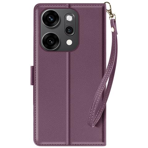 Custodia A Portafoglio Per Oppo Reno 14 / 14f / 14 Fs Con Cinturino Da Polso - Foto 1