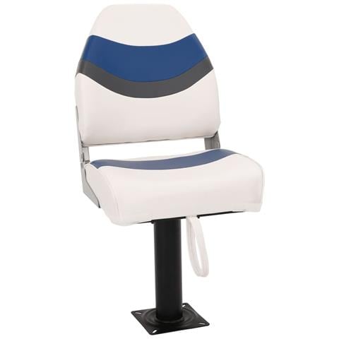 Set Sedile da Barca Pieghevole 2pz con Schienale Alto - Foto 1