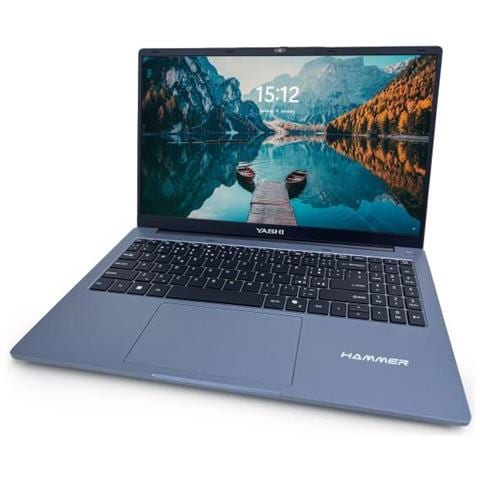 Notebook HAMMER R7 AMD Ryzen 7 7730U Monitor 15.6" Full HD RAM 8GB SSD 512GB Windows 11 Pro Blu - Foto 1