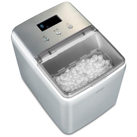 MD 11950 Macchina per la produzione di cubetti di ghiaccio integrata /indipendente 15 kg / 24h Blu, Grigio, Metallico - Foto 10