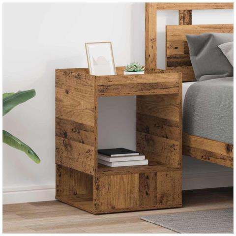 Tavolino 2 pcs Legno vecchio 40 x 40 x 56 cm Legno multistrato - Foto 2