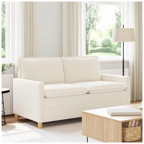 Divano Crema 156 x 81 x 87,5 cm Tessuto - Foto 2