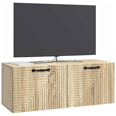 Mobile Porta TV da Muro Rovere Sonoma 78,5 x 31 x 30 cm - Foto 2