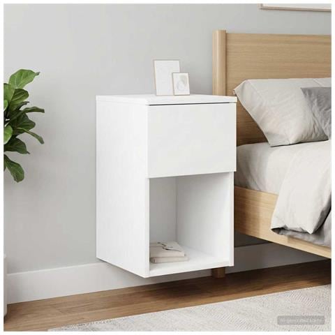 Armadietto per letto 2 pcs Bianco 29 x 31,5 x 49 cm - Foto 2