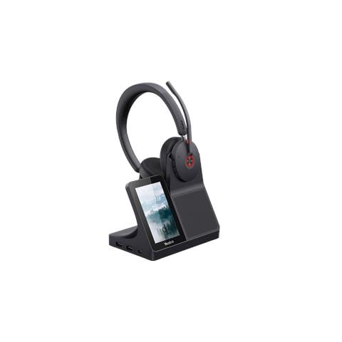WH68 Workstation Auricolare Con cavo e senza cavo A Padiglione Musica e Chiamate USB tipo-C Bluetooth Base di ricarica Nero - Foto 1