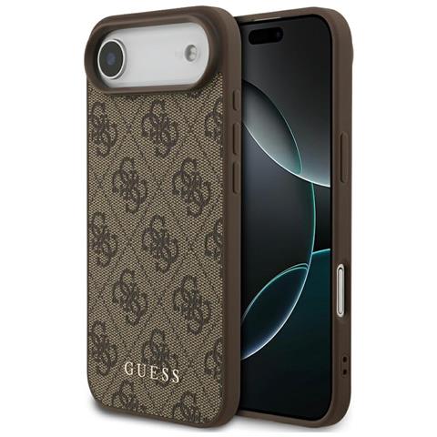Custodia Per Iphone 17 Air Marrone Decorata Guess - Foto 1