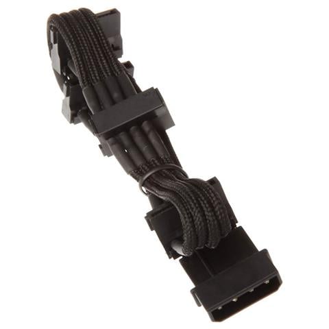 Adattatore 4pin to 4 SATA 300mm, Nero - Foto 2