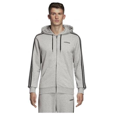 adidas 3-stripes fz felpa con cappuccio uomo adidas 3-stripes fz felpa con cappuccio uomo