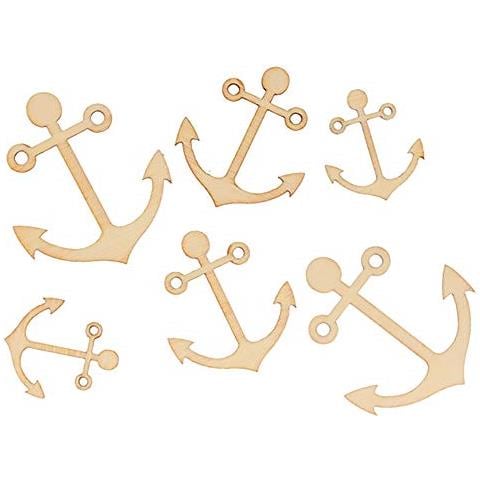 30 Mini Sagome In Legno - Ancoraggi Per Barche - Foto 2