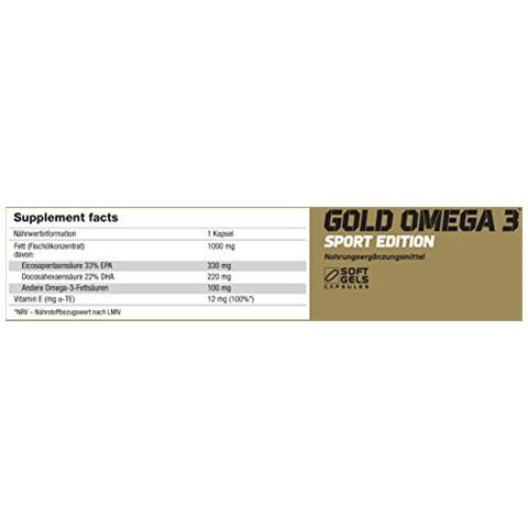 Olimp Sport Nutrition Gold Omega 3 Sport Edition 120 Caps - Foto 3