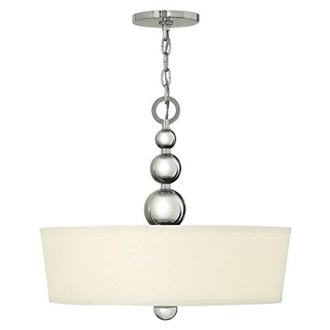 Zelda Pendant Light Tre Nichel Lucido - Foto 1