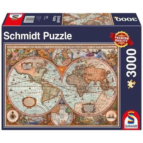 Puzzle Mappa Del Mondo Antico, 3000 Pezzi - Foto 3